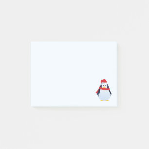Bloco Post-it Boneco de neve bonito do Natal