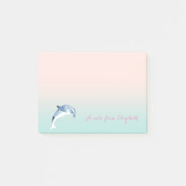 Bloco Post-it Bonito Adorável Elegante ,Golfinho,Personalizado