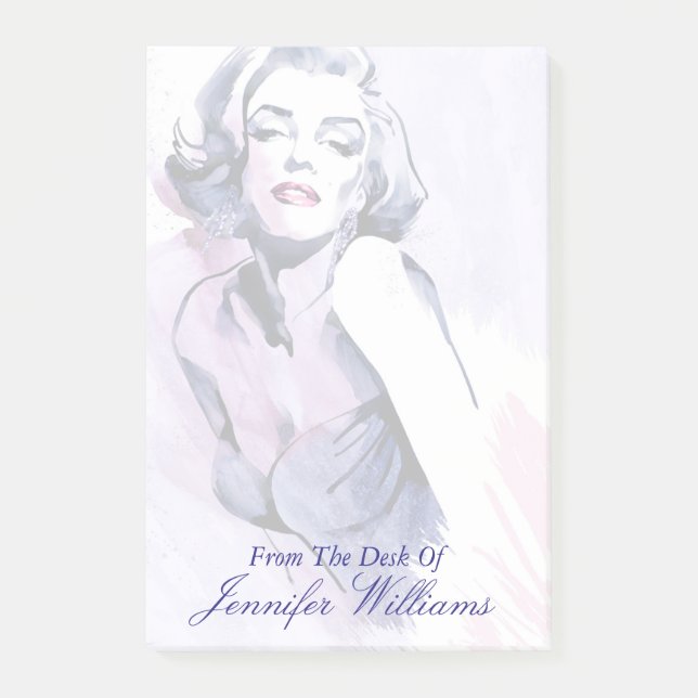 Bloco Post-it Bonito no roxo (Frente)