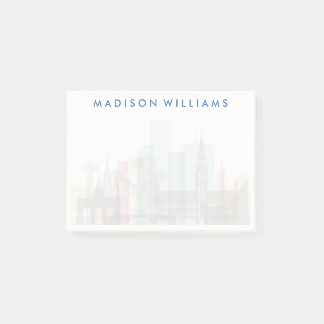 Bloco Post-it Bruxelas, Bélgica| Linha telefônica (Frente)