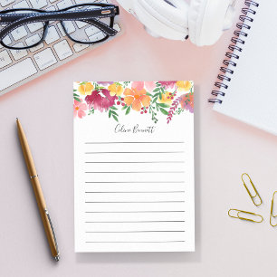 Bloco Post-it California Poppy Personalizada Vinculada