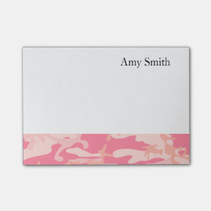Bloco Post-it Camo Cargo--Nota-Cor-de-rosa