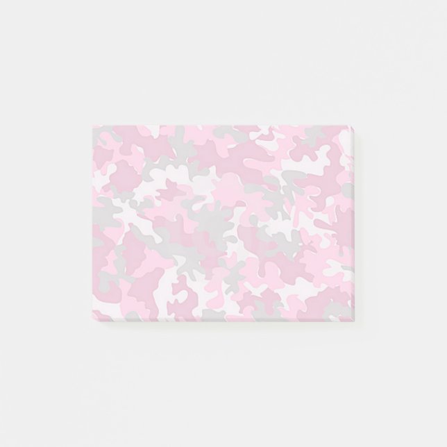 Bloco Post-it Camo rosa (Frente)