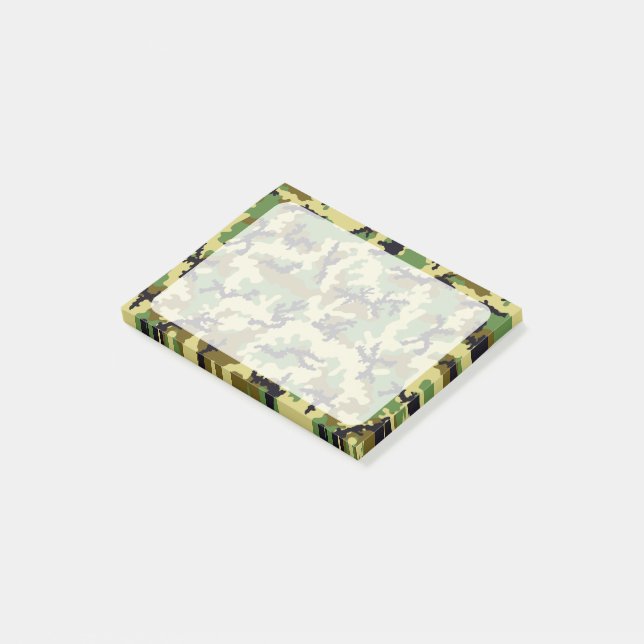 Bloco Post-it Camuflagem florestal (Inclinado)