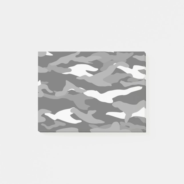 Bloco Post-it Camuflagem preta (Frente)