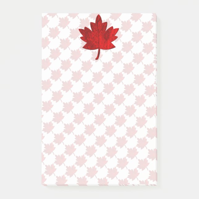Bloco Post-it Canada-Maple Leaf por Shirley Taylor (Frente)