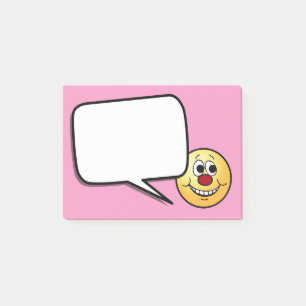 Bloco Post-it Cara Scared Grumpey