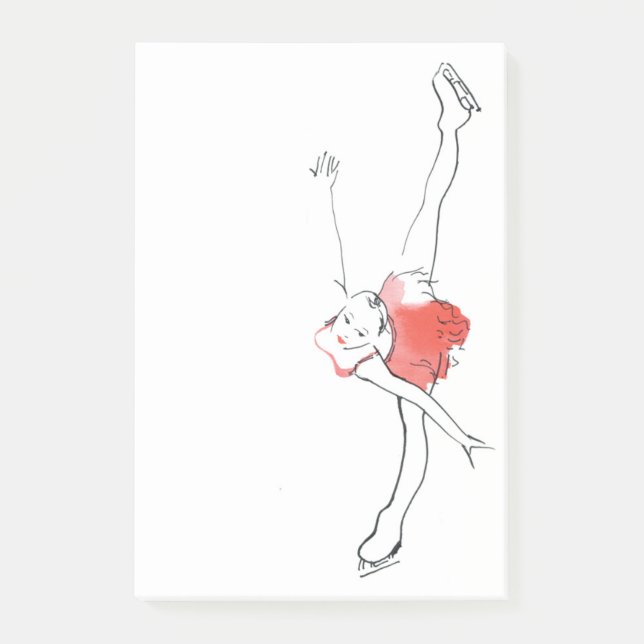 Bloco Post-it Cargo-ii do patinagem artística! (Frente)