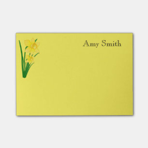 Bloco Post-it Cargo--Nota-Daffodils