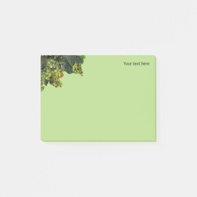 Bloco Post-it Cargo--Notas das uvas (Frente)