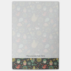 Bloco Post-it Cartão brilhante saboroso do chá