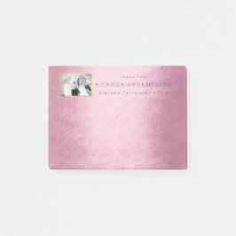 Bloco Post-it Casamento Personalizado Obrigado Presente Favor
