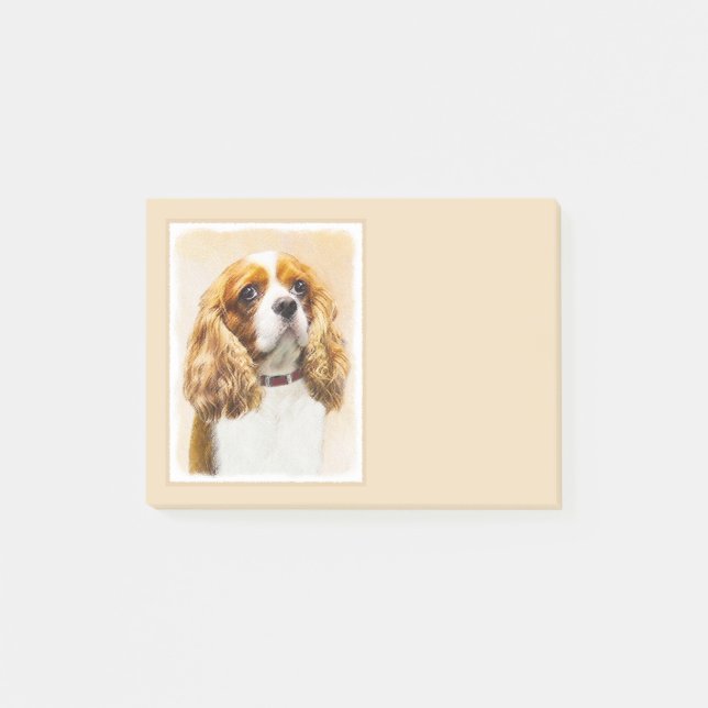Bloco Post-it Cavalier King Charles Spaniel Original (Frente)