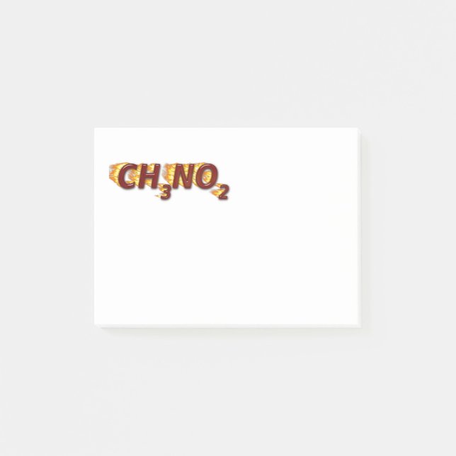 Bloco Post-it CH3NO2 - Nitro (Frente)