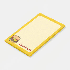 Bloco Post-it Cheeseburger