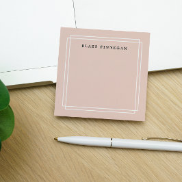 Bloco Post-it Chic Blush | Personalizado