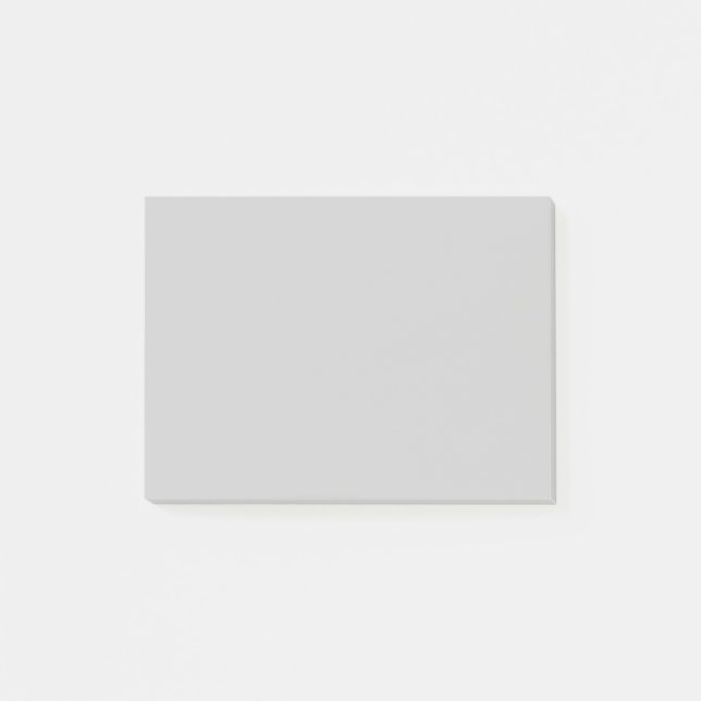 Bloco Post-it Cinza/Modelo Cinza (Frente)