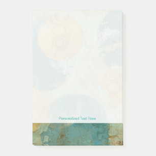 Bloco Post-it Círculos Azul e Amarelo