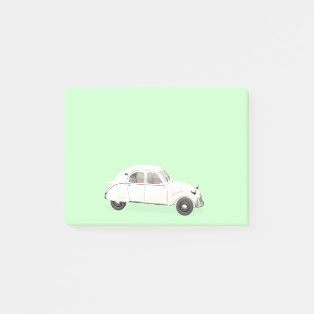 Bloco Post-it Citroen branco 2CV (Frente)