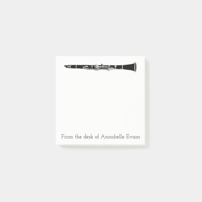 Bloco Post-it Clarinete (Frente)