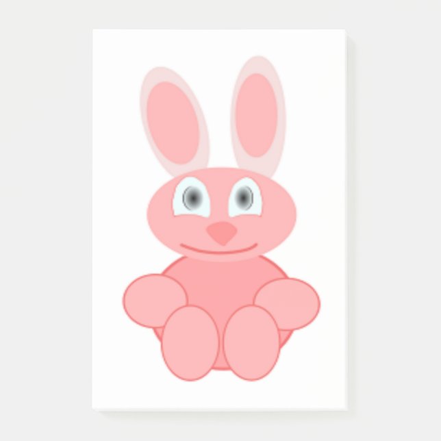 BLOCO POST-IT COELHO DO PINK BUNNY (Frente)