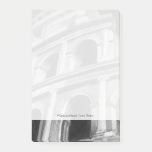 Bloco Post-it Colo Romano com Desenhos Arquitetônicos