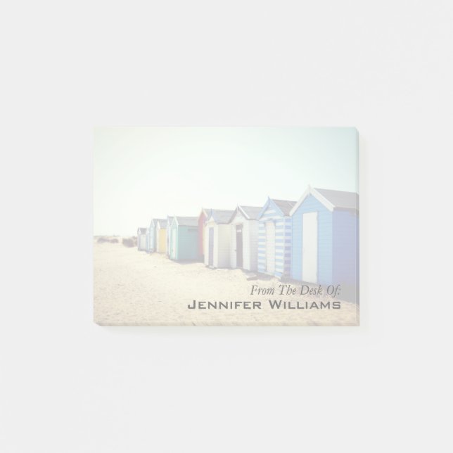 Bloco Post-it Colorido Baldes De Praia No Sol (Frente)