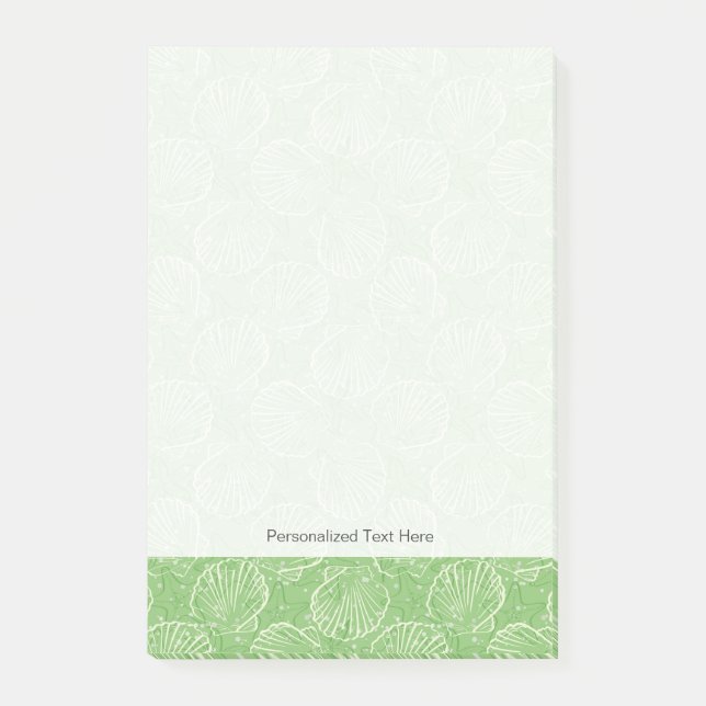 Bloco Post-it Contorno das conchas (Frente)