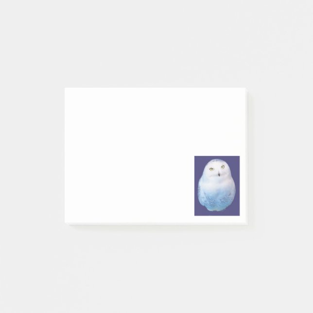Bloco Post-it Cool Snowy Owl (Frente)