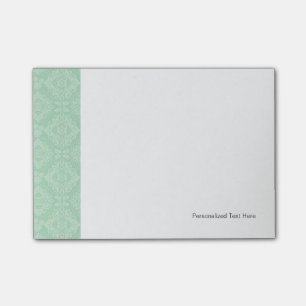 Bloco Post-it Cor damasco verde