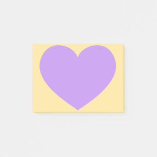 Bloco Post-it Coração Roxo