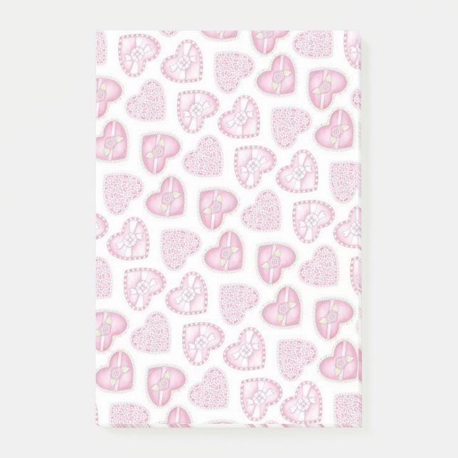 Bloco Post-it Corações (Frente)