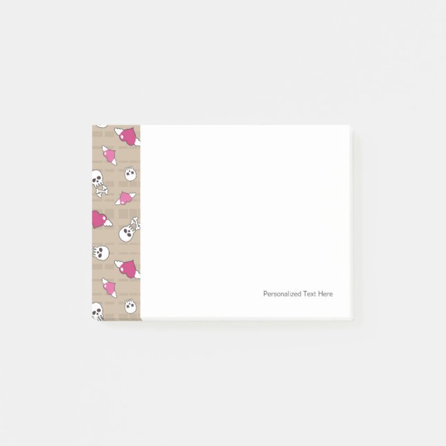 Bloco Post-it Crânios (Frente)