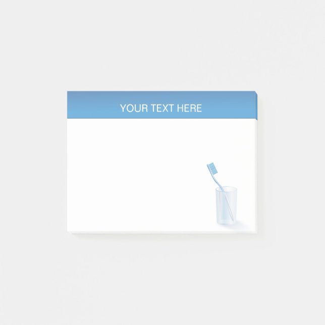 Bloco Post-it Dentista dental do profissional do escritório (Frente)