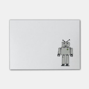 Bloco Post-it Desenhos animados do robô