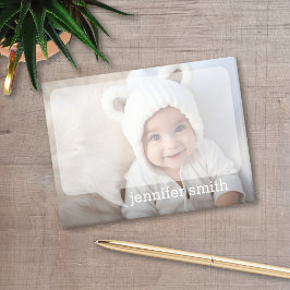 Bloco Post-it Design de Fotografia de cheio com Talk Bubble e No