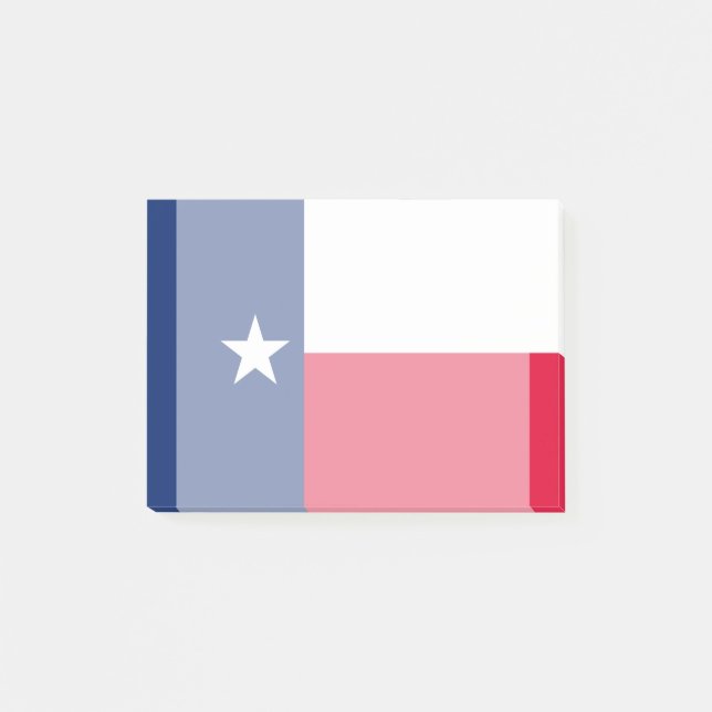 Bloco Post-it Design de Sinalizador do Estado do Texas (Frente)