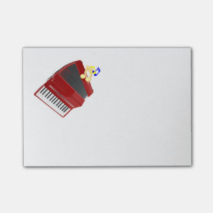 Bloco Post-it Design personalizado do Red Acordion