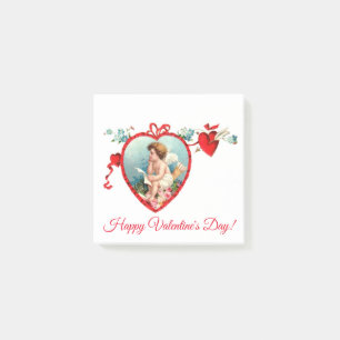 Bloco Post-it Dia de os namorados Vintage Cupid