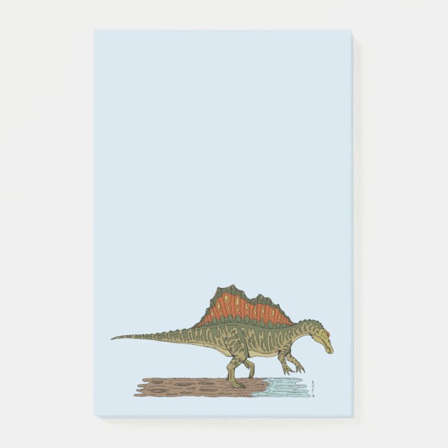 Bloco Post-it Dinossauro Cretáceo Espinossauro (Frente)