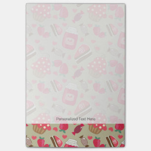 Bloco Post-it Doces retros