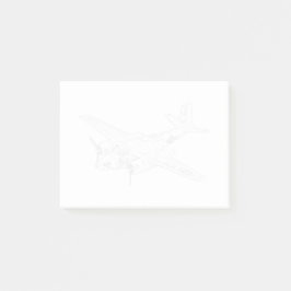 Bloco Post-it Douglas A-26 Invader