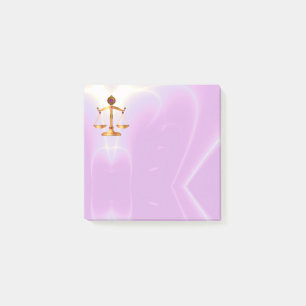 Bloco Post-it DOURADAS ESCALAS DA LEI, ATTORNEY Ultra Violet Pin