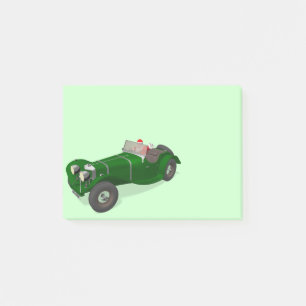 Bloco Post-it Driver Santa Claus Happy Jaguar SS 90