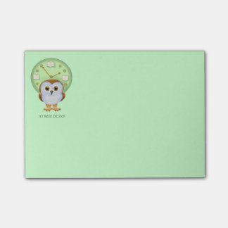 Bloco Post-it É hora lida