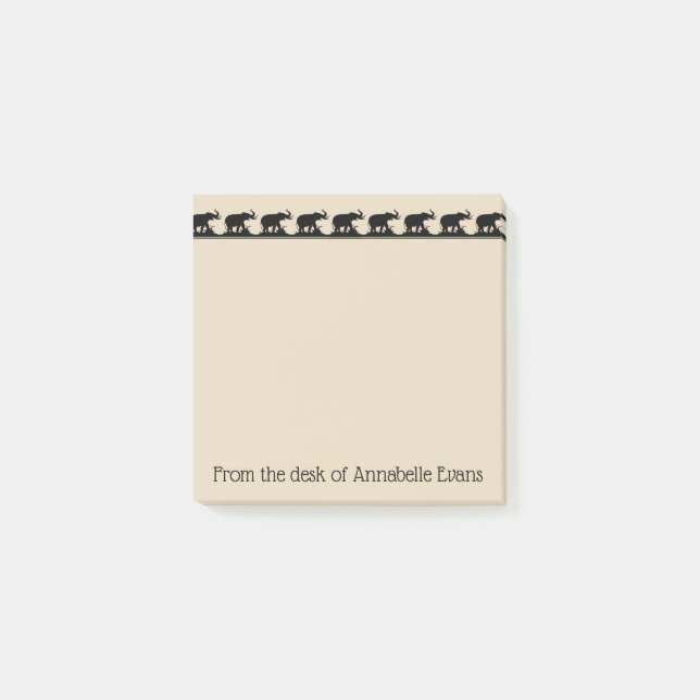 Bloco Post-it Elefantes em Movimento (Frente)