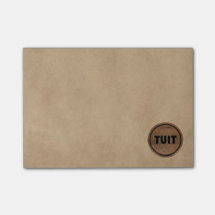 Bloco Post-it Em torno dele notas de post-it
