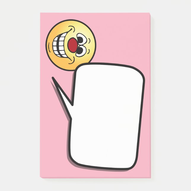 Bloco Post-it Engraçado Cheio (Frente)