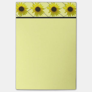 Bloco Post-it Entrecruzamento do girassol