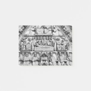 Bloco Post-it Esculturas históricas, cristãs Notre Dame Paris